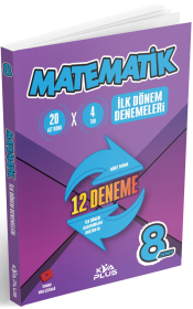 8. SINIF İLK DÖNEM MATEMATİK DENEMELERİ