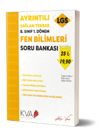 8.SINIF AYRINTILI TEKRAR FEN BİLİMLERİ 1. DÖNEM SB