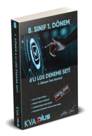 8. SINIF 1. DÖNEM 6’LI LGS DENEME SETİ