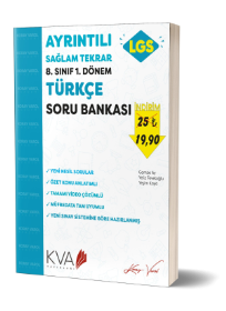 8.SINIF AYRINTILI TEKRAR TÜRKÇE 1. DÖNEM SB